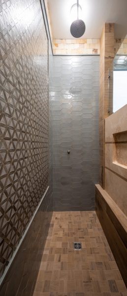 Custom Tiles Powder Bathroom